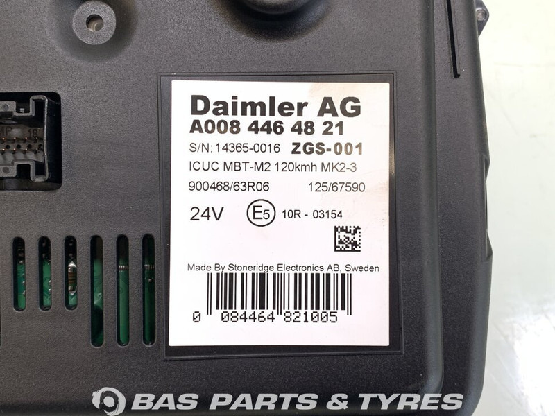 Mercedes-Benz Antos MP4 Instrumentenpaneel Mercedes A 008 446 48 21 - Dashboard for Truck: picture 3 Mercedes-Benz Antos MP4 Instrumentenpaneel Mercedes A 008 446 48 21 - Dashboard for Truck: picture 3