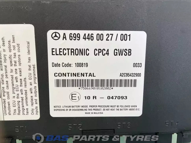 Mercedes-Benz - ECU for Truck: picture 3 Mercedes-Benz - ECU for Truck: picture 3