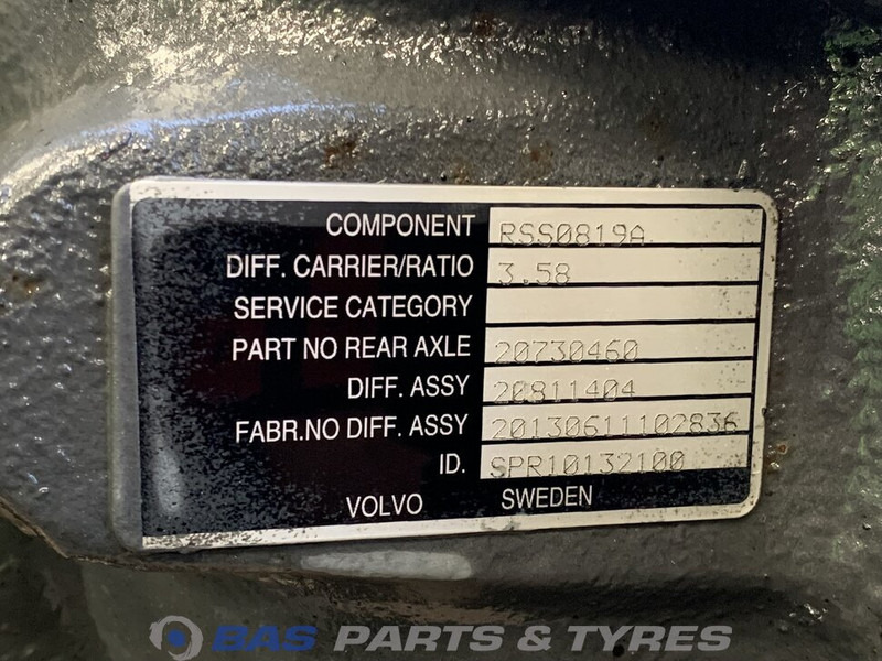 Differential gear for Truck Volvo Differentieel Volvo RSS0819A PO8120: picture 7