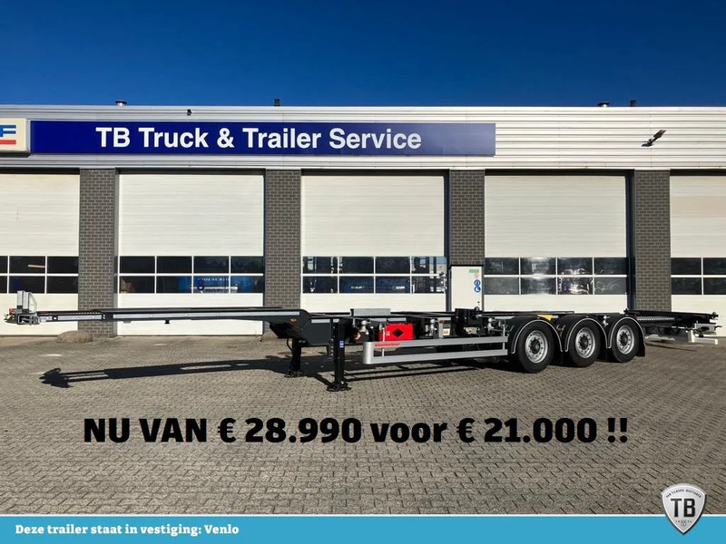 Kässbohrer SHG AVH / 45 - 12 / 27 Voor- en achterzijde uitschuifbaar -> 20"/40"/45" - Container transporter/ Swap body semi-trailer: picture 1 Kässbohrer SHG AVH / 45 - 12 / 27 Voor- en achterzijde uitschuifbaar -> 20"/40"/45" - Container transporter/ Swap body semi-trailer: picture 1