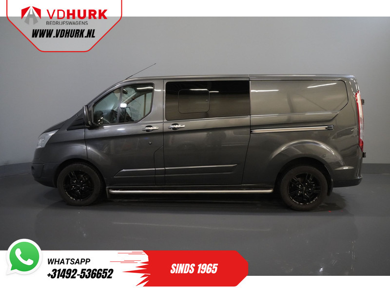 Small van, Combi van Ford Transit Custom 2.0 TDCI 170 pk E6 Aut. L2 Limited DC Dubbel Cabine BPM VRIJ 2x Schuifdeur/ Stoelverw./ Navi/ Cruise/ Camera/ PDC/ Trekhaak: picture 9