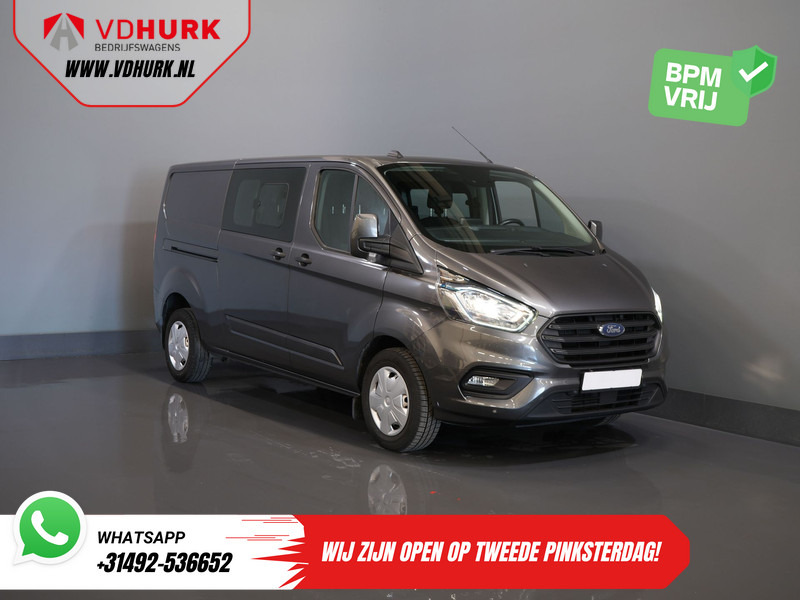 Ford Transit Custom 320 2.0 TDCI 130 pk Aut. L2 Trend BPM VRIJ! Dubbel Cabine DC Carplay/ Stoelverw./ PDC/ Cruise/ Trekhaak/ Airco - Small van, Combi van: picture 1 Ford Transit Custom 320 2.0 TDCI 130 pk Aut. L2 Trend BPM VRIJ! Dubbel Cabine DC Carplay/ Stoelverw./ PDC/ Cruise/ Trekhaak/ Airco - Small van, Combi van: picture 1