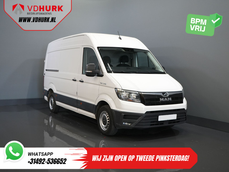 MAN TGE 3.140 140 pk 2.0 TDI DSG Aut. L3H3 EXPORT ONLY BPM VRIJ! 270Gr.Deuren/ Gev.Stoel/ Navi/ Carplay/ Camera/ Cruise/ Trekhaak/ Airco - Panel van: picture 1 MAN TGE 3.140 140 pk 2.0 TDI DSG Aut. L3H3 EXPORT ONLY BPM VRIJ! 270Gr.Deuren/ Gev.Stoel/ Navi/ Carplay/ Camera/ Cruise/ Trekhaak/ Airco - Panel van: picture 1