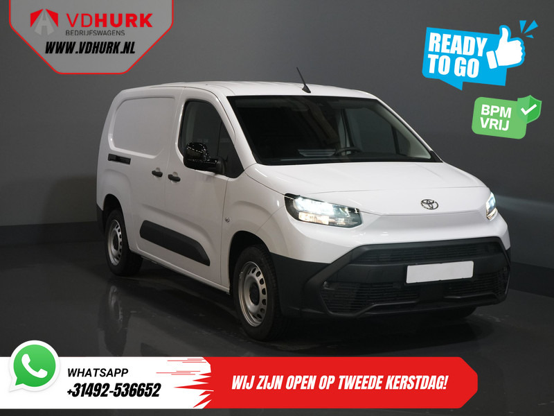 Toyota PROACE CITY 1.5 130 pk Aut. L2 BPM VRIJ! LED/ Virtual Cockpit/ 3 pers./ Carplay/ Camera/ Climate/ PDC/ Cruise - Small van: picture 1 Toyota PROACE CITY 1.5 130 pk Aut. L2 BPM VRIJ! LED/ Virtual Cockpit/ 3 pers./ Carplay/ Camera/ Climate/ PDC/ Cruise - Small van: picture 1