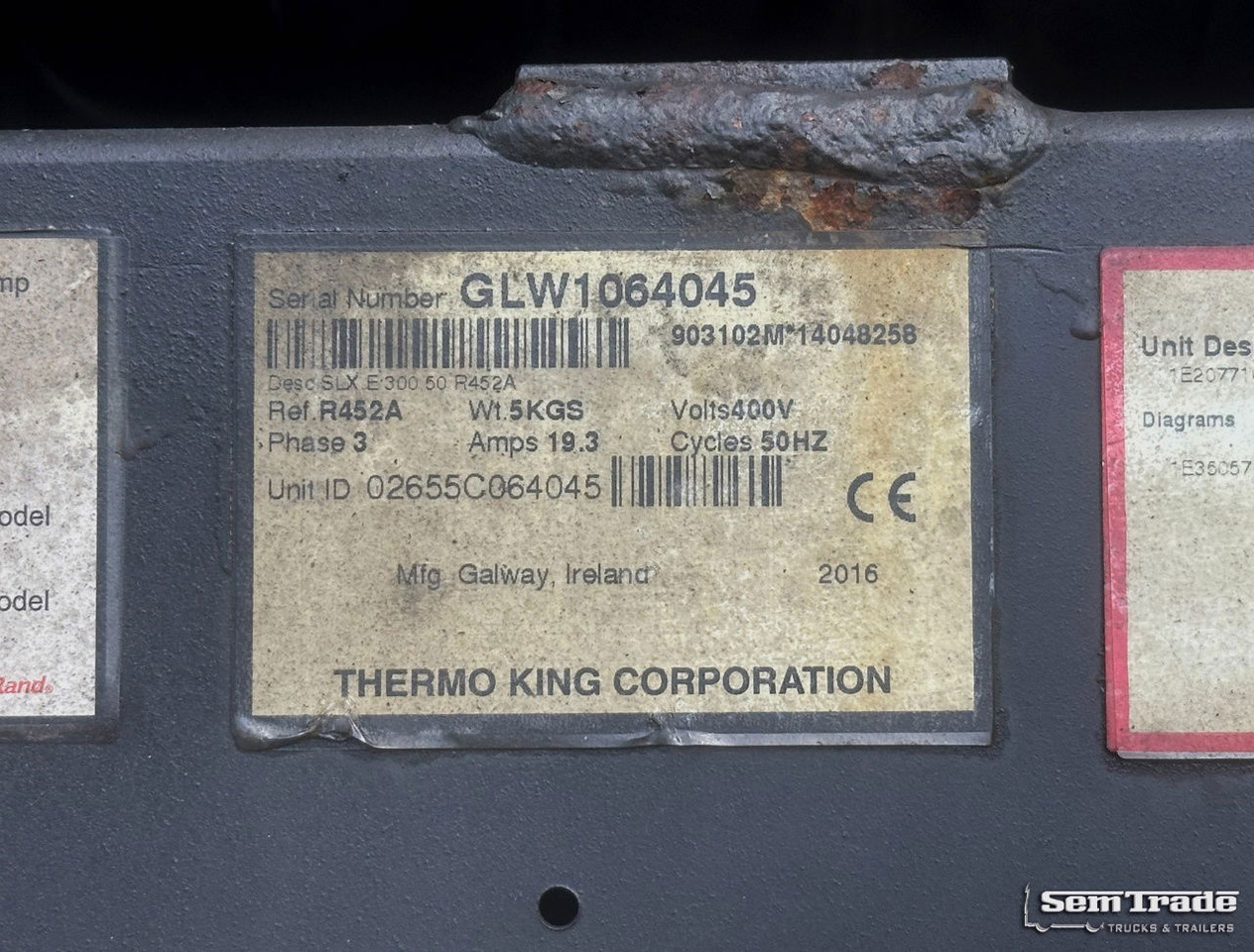 Refrigerator semi-trailer Schmitz Cargobull SCBS3B Thermo King SLXe 300 Lift Axle Holland-Trailer: picture 9