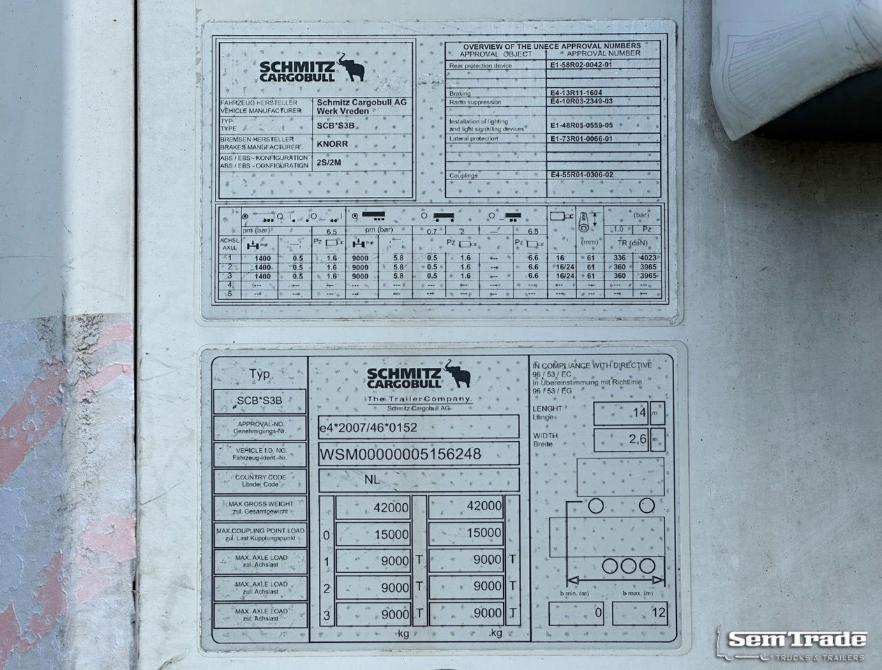 Refrigerator semi-trailer Schmitz Cargobull SCBS3B Thermo King SLXe 300 Lift Axle Holland-Trailer: picture 24