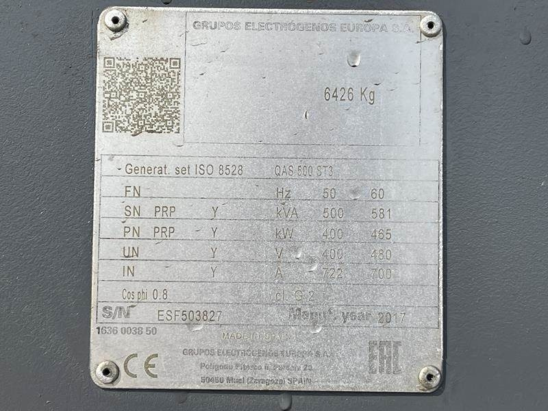 Atlas-Copco QAS 500 VD - Generator set: picture 4 Atlas-Copco QAS 500 VD - Generator set: picture 4