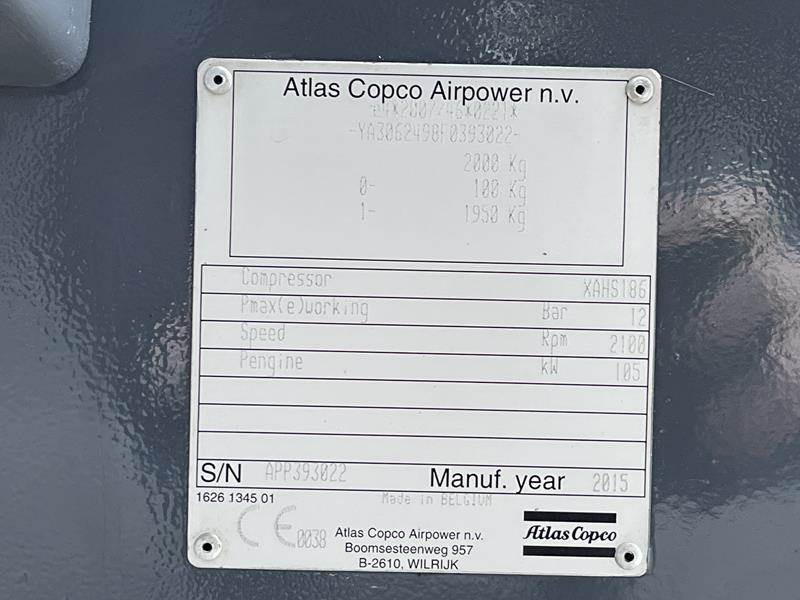 Atlas-Copco XAHS 186 DD - N - Air compressor: picture 4 Atlas-Copco XAHS 186 DD - N - Air compressor: picture 4
