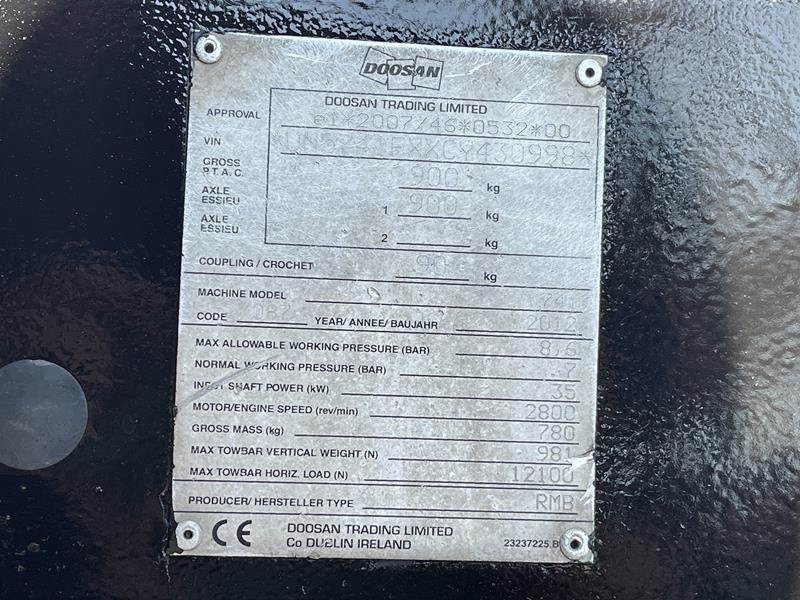 Doosan 7 / 41 - N - Air compressor: picture 4 Doosan 7 / 41 - N - Air compressor: picture 4
