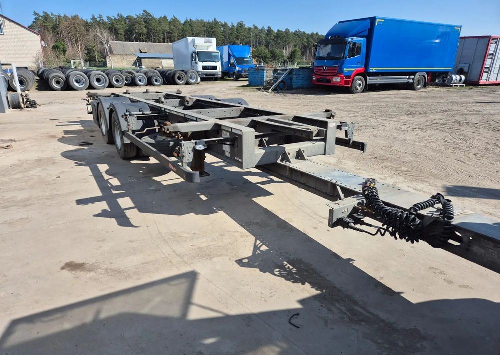 Wecon Przyczepa jumbo tandem Wecon BDF Krone, ocynkowana - Container transporter/ Swap body trailer: picture 1 Wecon Przyczepa jumbo tandem Wecon BDF Krone, ocynkowana - Container transporter/ Swap body trailer: picture 1