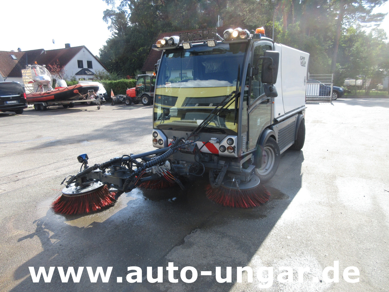 Boschung S3 Kehrmaschine urban sweeper Wildkrautbesen Allradlenkung - Road sweeper: picture 2 Boschung S3 Kehrmaschine urban sweeper Wildkrautbesen Allradlenkung - Road sweeper: picture 2