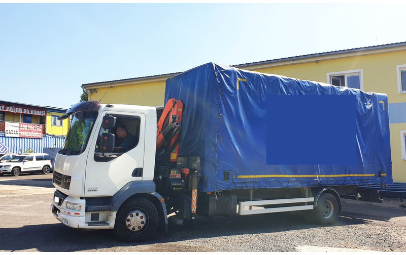 DAF 15t LF55.220 +Palfinger PK8500 - Curtainsider truck, Crane truck: picture 2 DAF 15t LF55.220 +Palfinger PK8500 - Curtainsider truck, Crane truck: picture 2