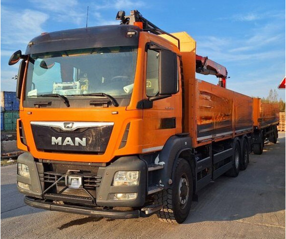 MAN TGS 26.440 - Dropside/ Flatbed truck, Crane truck: picture 4 MAN TGS 26.440 - Dropside/ Flatbed truck, Crane truck: picture 4