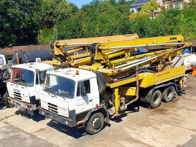 Schwing 25m BPL 601 +6x6 Tatra 815 (DOCS/KFZ MACHINE +1 no docs/kein kfz - Stationary concrete pump: picture 1 Schwing 25m BPL 601 +6x6 Tatra 815 (DOCS/KFZ MACHINE +1 no docs/kein kfz - Stationary concrete pump: picture 1