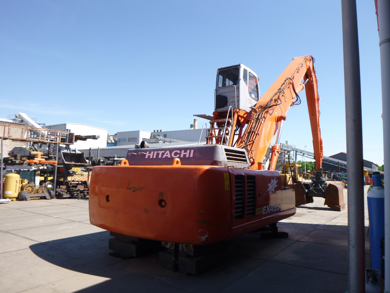 FIAT-HITACHI EX455 Stationary dock/ship material handler - Waste/ Industry handler: picture 4 FIAT-HITACHI EX455 Stationary dock/ship material handler - Waste/ Industry handler: picture 4