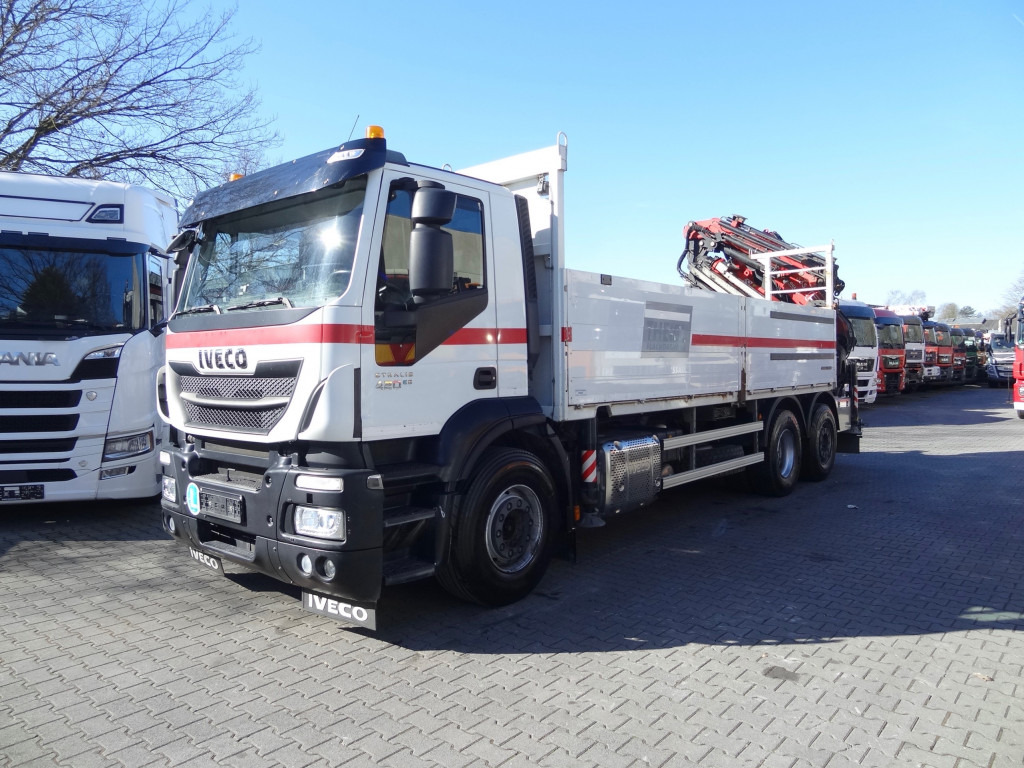 Iveco Stralis 420 6X2 Montagekran Fassi F335 28Meter - Crane truck, Dropside/ Flatbed truck: picture 1 Iveco Stralis 420 6X2 Montagekran Fassi F335 28Meter - Crane truck, Dropside/ Flatbed truck: picture 1