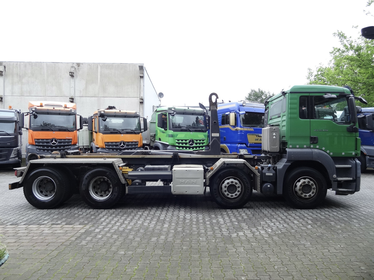 Hook lift truck MAN TGS 35.440 8X4 BB VDL Haken: picture 10