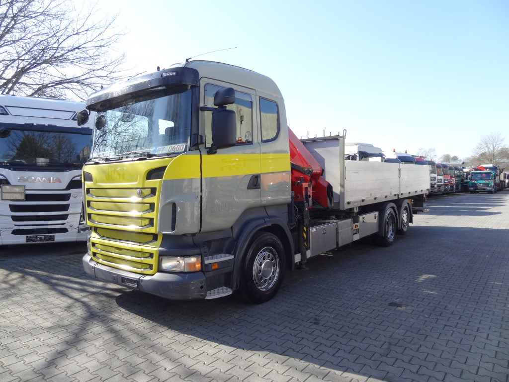 Crane truck, Dropside/ Flatbed truck Scania R440 6X2*4 Kran HMF 3000 bis 30 Meter: picture 10