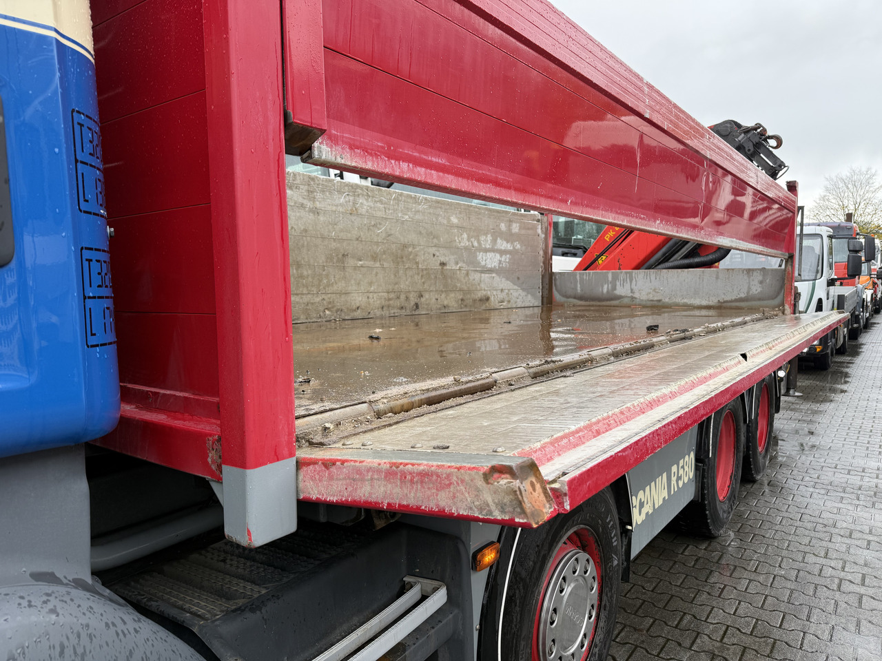 Scania R580 V8 8X4 Kipper Kran Palfinger 22002 - Tipper, Crane truck: picture 5 Scania R580 V8 8X4 Kipper Kran Palfinger 22002 - Tipper, Crane truck: picture 5