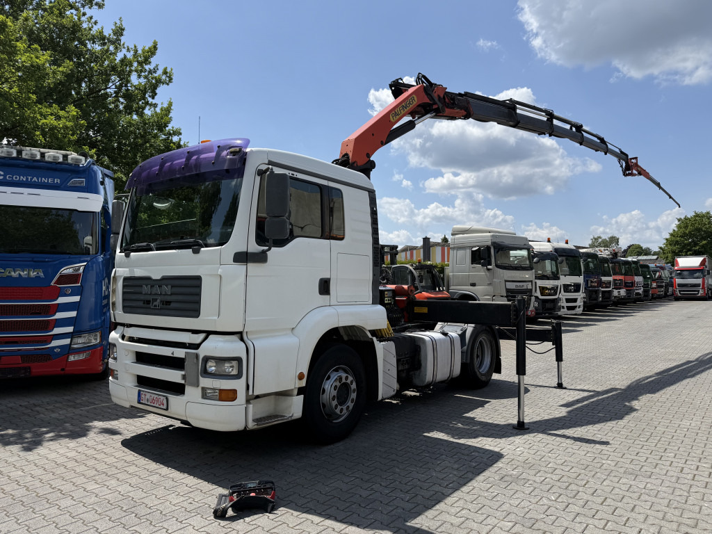 MAN TGA 18.430 Kran Palfinger 16502 bis 26.5 Meter - Tractor unit: picture 1 MAN TGA 18.430 Kran Palfinger 16502 bis 26.5 Meter - Tractor unit: picture 1