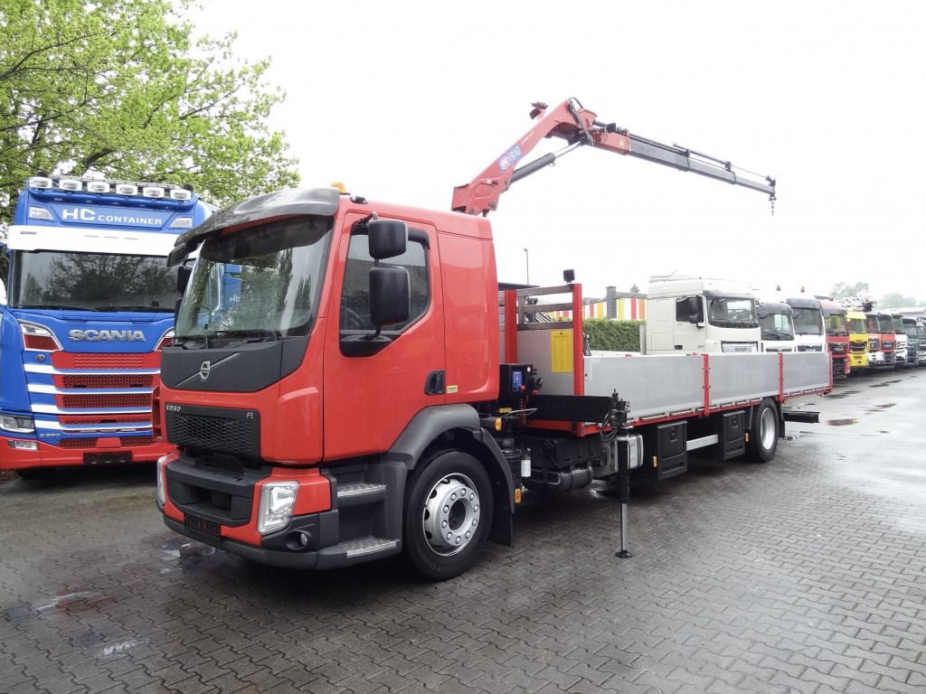 Volvo FL 280.18 mit Kran HMF 910 K3 - Dropside/ Flatbed truck, Crane truck: picture 1 Volvo FL 280.18 mit Kran HMF 910 K3 - Dropside/ Flatbed truck, Crane truck: picture 1