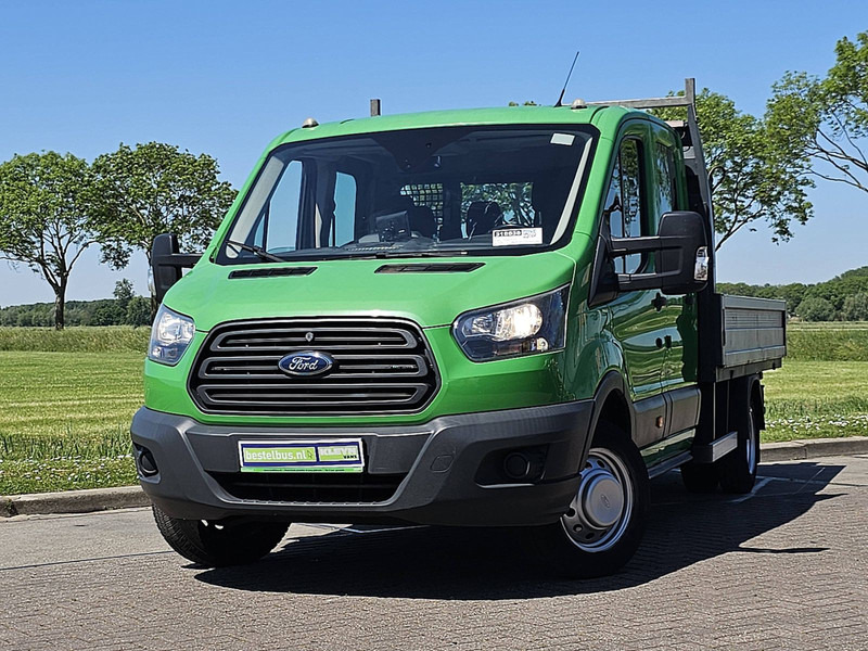 Ford Transit 2.0 DUB.CAB Hiab-Kraan! - Flatbed van: picture 1 Ford Transit 2.0 DUB.CAB Hiab-Kraan! - Flatbed van: picture 1