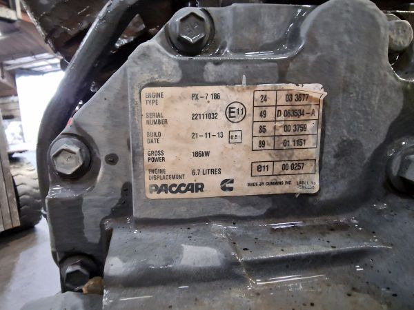 DAF PX-7 186 H1 Engine (Truck) - Engine for Truck: picture 2 DAF PX-7 186 H1 Engine (Truck) - Engine for Truck: picture 2