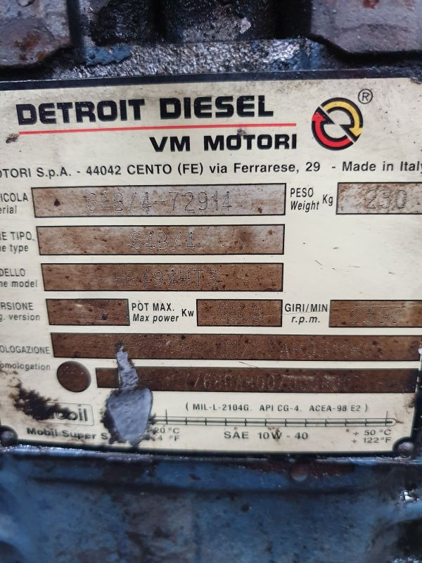 Detroit Diesel 64B/4 - Engine for Construction machinery: picture 1 Detroit Diesel 64B/4 - Engine for Construction machinery: picture 1