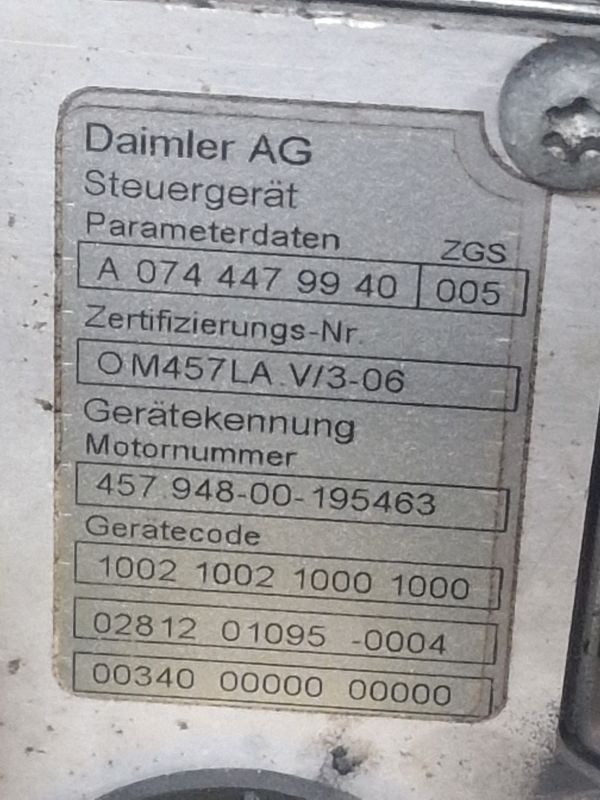 Mercedes Benz OM457LA.V/3-06 Engine (Truck) - Engine for Truck: picture 2 Mercedes Benz OM457LA.V/3-06 Engine (Truck) - Engine for Truck: picture 2
