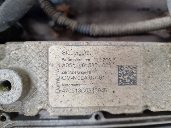 Mercedes Benz OM470LA 6-7-01 Engine (Truck) - Engine for Truck: picture 2 Mercedes Benz OM470LA 6-7-01 Engine (Truck) - Engine for Truck: picture 2