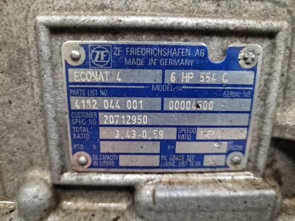 ZF Ecomat 4 6HP554C Gearbox - Gearbox: picture 2 ZF Ecomat 4 6HP554C Gearbox - Gearbox: picture 2