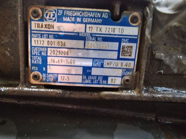 ZF Traxon 12TX2210TD DAF Spec Gearbox - Gearbox: picture 2 ZF Traxon 12TX2210TD DAF Spec Gearbox - Gearbox: picture 2