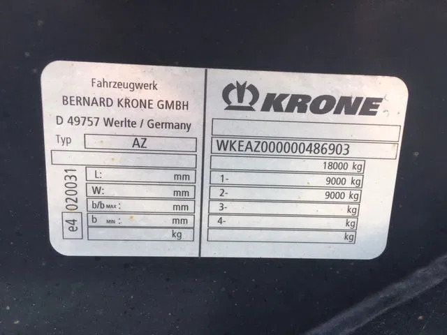 Krone AZ - Container transporter/ Swap body trailer: picture 2 Krone AZ - Container transporter/ Swap body trailer: picture 2