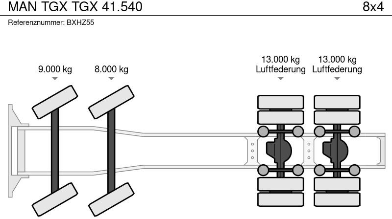 Tractor unit MAN TGX TGX 41.540: picture 7