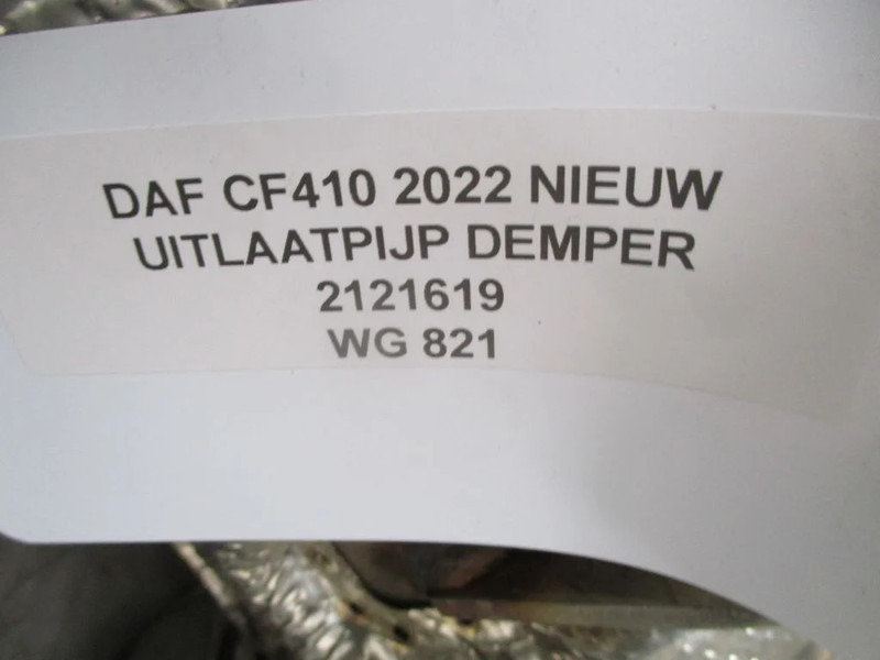 DAF 2121619 UITLAAT BUIS DAF CF EURO 6 NIEUW EN GEBRUIKT - Exhaust system for Truck: picture 3 DAF 2121619 UITLAAT BUIS DAF CF EURO 6 NIEUW EN GEBRUIKT - Exhaust system for Truck: picture 3