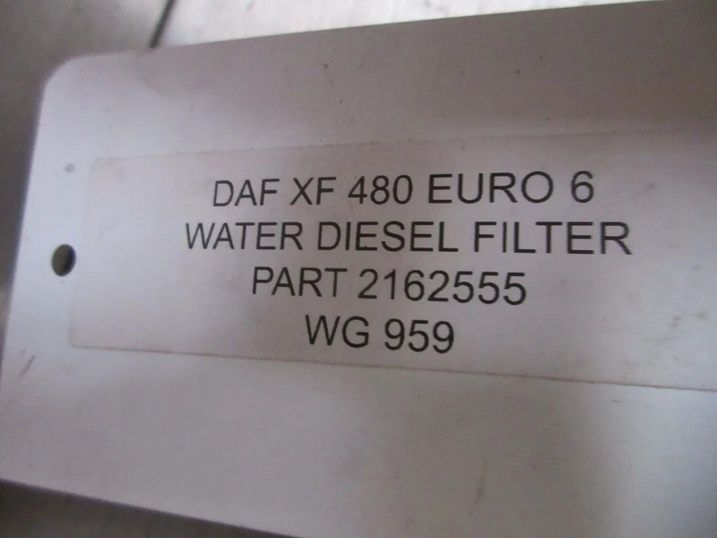 DAF 2162555 DIESEL WATER FILTER DAF XF 480 EURO 6 MODEL 2021 - Fuel filter for Truck: picture 5 DAF 2162555 DIESEL WATER FILTER DAF XF 480 EURO 6 MODEL 2021 - Fuel filter for Truck: picture 5