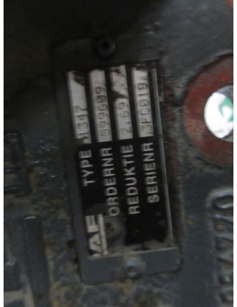 DAF XF 1878148 DIFFERENTIEEL 1347 RATIO 2,69 EURO 5 - Differential gear for Truck: picture 5 DAF XF 1878148 DIFFERENTIEEL 1347 RATIO 2,69 EURO 5 - Differential gear for Truck: picture 5