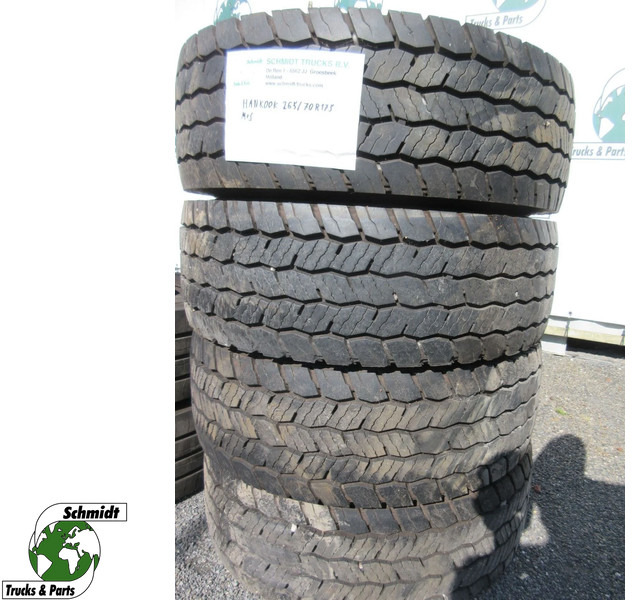 Hankook 265/70 R 17.5 M+S ACHTERBANDEN MET STAAL WIEL PROFIEL CA 80 % - Tire for Truck: picture 1 Hankook 265/70 R 17.5 M+S ACHTERBANDEN MET STAAL WIEL PROFIEL CA 80 % - Tire for Truck: picture 1