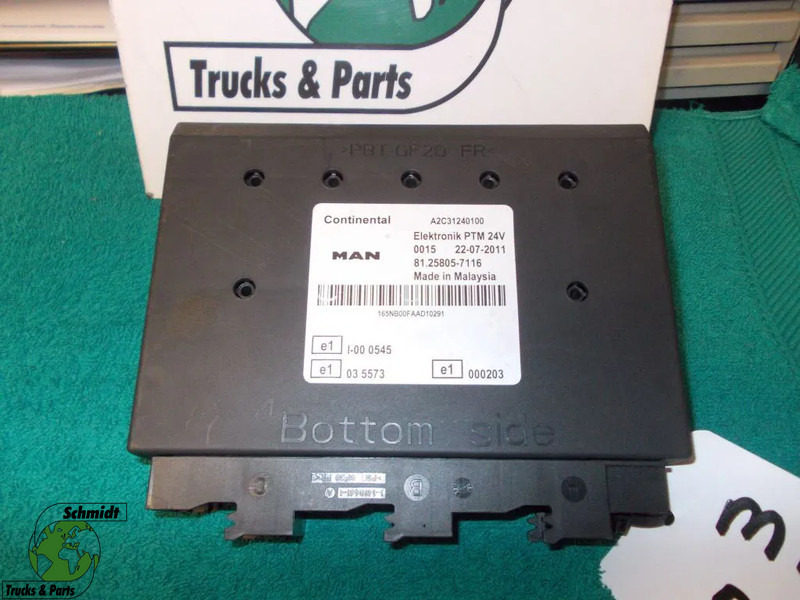 MAN 81.25805-7116 PTM MAN TGS TGX TGM TGL EURO 5 - ECU for Truck: picture 1 MAN 81.25805-7116 PTM MAN TGS TGX TGM TGL EURO 5 - ECU for Truck: picture 1
