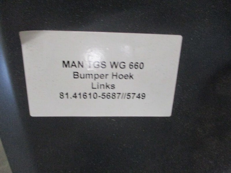 MAN TGS 81.41610-5687/5749 BUMPER HOEK LINKS EURO 6 - Bumper for Truck: picture 2 MAN TGS 81.41610-5687/5749 BUMPER HOEK LINKS EURO 6 - Bumper for Truck: picture 2
