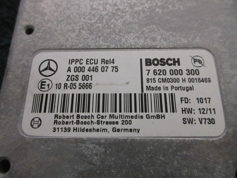 Mercedes-Benz A 000 446 07 75 BOSCH 7 620 000 300 IPPC ECU REL 4 MODULEN EURO 6 - Electrical system for Truck: picture 3 Mercedes-Benz A 000 446 07 75 BOSCH 7 620 000 300 IPPC ECU REL 4 MODULEN EURO 6 - Electrical system for Truck: picture 3