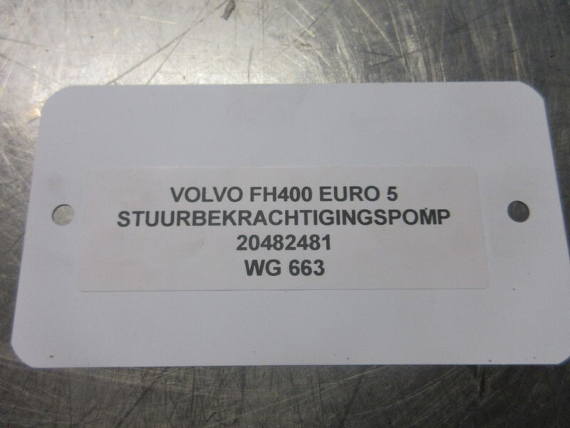 Volvo 20482481 STUUR POMP VOLVO FM FH FMX EURO 5 - Engine and parts for Truck: picture 2 Volvo 20482481 STUUR POMP VOLVO FM FH FMX EURO 5 - Engine and parts for Truck: picture 2