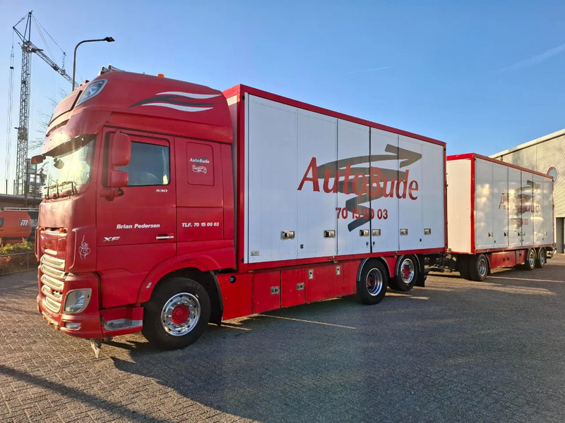 DAF XF106-530 / DEB / COMPLETE COMBI / SIDE DOORS / 2XPLATFORM 2500KG / ONLY:773032 KM / LWDS / LEATHER / EURO-6 / 2017 - Box truck: picture 1 DAF XF106-530 / DEB / COMPLETE COMBI / SIDE DOORS / 2XPLATFORM 2500KG / ONLY:773032 KM / LWDS / LEATHER / EURO-6 / 2017 - Box truck: picture 1