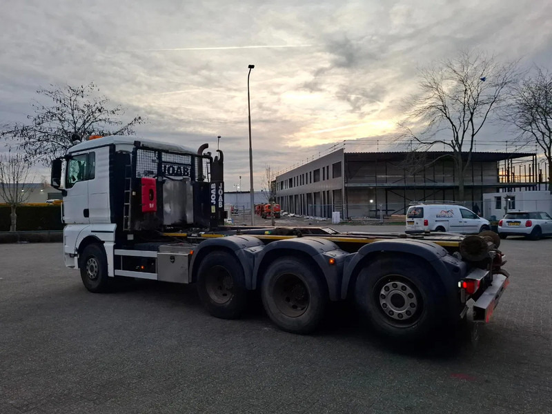 MAN TGX35.480 / LIFT+LENKACHSE / ONLY:392634 KM / JOAB HOOK / AIRCO / FRIDGE / AUTOMATIC / EURO-5 / 2012 - Cable system truck: picture 4 MAN TGX35.480 / LIFT+LENKACHSE / ONLY:392634 KM / JOAB HOOK / AIRCO / FRIDGE / AUTOMATIC / EURO-5 / 2012 - Cable system truck: picture 4