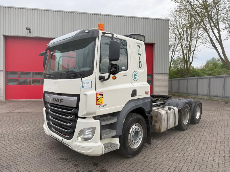 DAF CF480 / 6X4 / ENGINE RUNNING / INTARDER / HYDRAULICS / ONLY:87912 KM / FULL-AIR / DEB / ALCOA / LWDS / FRIDGE / AUTOMATIC / EURO - Tractor unit: picture 1 DAF CF480 / 6X4 / ENGINE RUNNING / INTARDER / HYDRAULICS / ONLY:87912 KM / FULL-AIR / DEB / ALCOA / LWDS / FRIDGE / AUTOMATIC / EURO - Tractor unit: picture 1