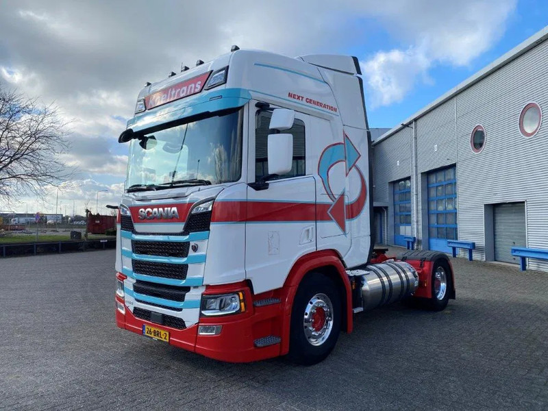 Scania NGS R410 / RETARDER / PARKCOOL / NL TRUCK / LNG / LEATHER / ALCOA / AUTOMATIC / EURO-6 / 2021 / 2X ON STOCK - Tractor unit: picture 1 Scania NGS R410 / RETARDER / PARKCOOL / NL TRUCK / LNG / LEATHER / ALCOA / AUTOMATIC / EURO-6 / 2021 / 2X ON STOCK - Tractor unit: picture 1