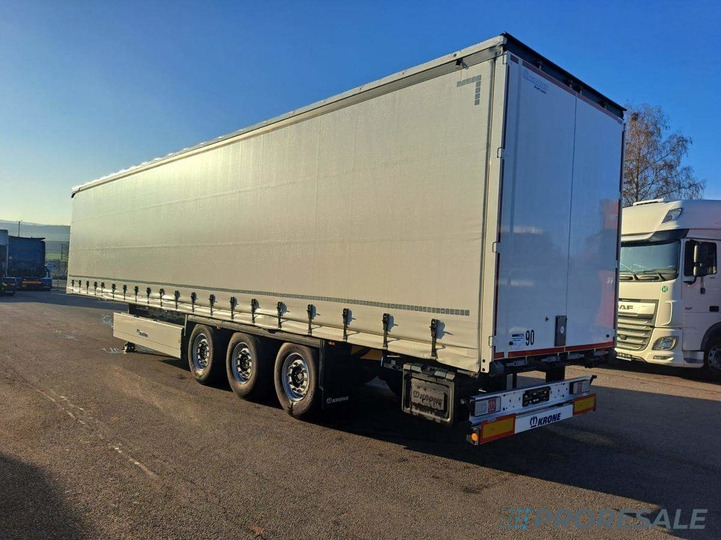 KRONE SD PROFI LINER + paletový koš 32 palet + 2 x zvedací náprava - Curtainsider semi-trailer: picture 4 KRONE SD PROFI LINER + paletový koš 32 palet + 2 x zvedací náprava - Curtainsider semi-trailer: picture 4