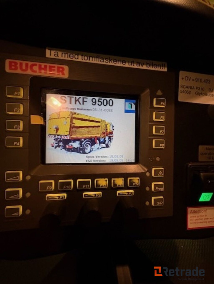 Garbage truck Glykol suger - Scania P310 med Bucher STKF 9500 på bygg!: picture 9 Garbage truck Glykol suger - Scania P310 med Bucher STKF 9500 på bygg!: picture 9