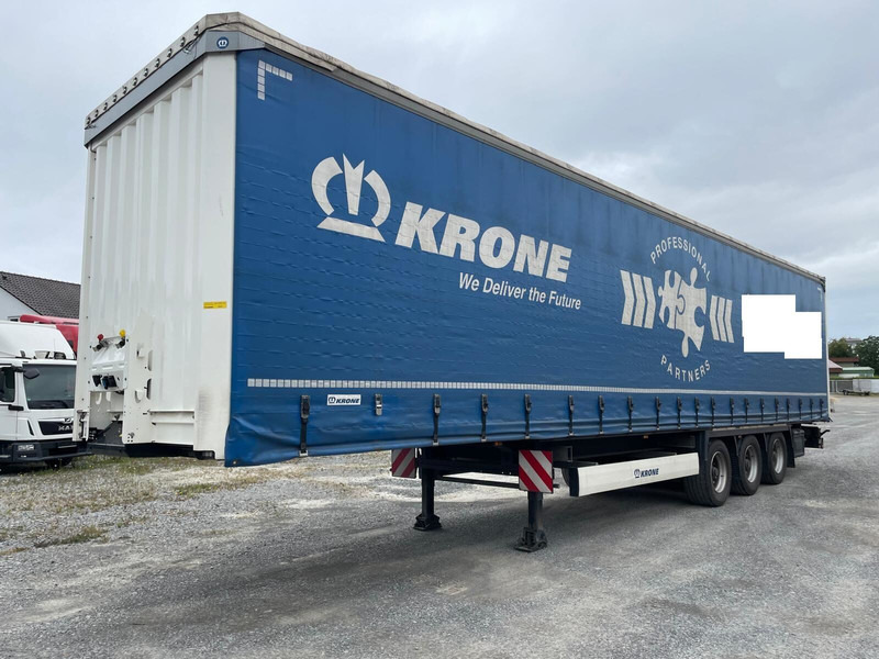 Krone SD Hubdach verbreiterbar Edscha Standard - Curtainsider semi-trailer: picture 1 Krone SD Hubdach verbreiterbar Edscha Standard - Curtainsider semi-trailer: picture 1