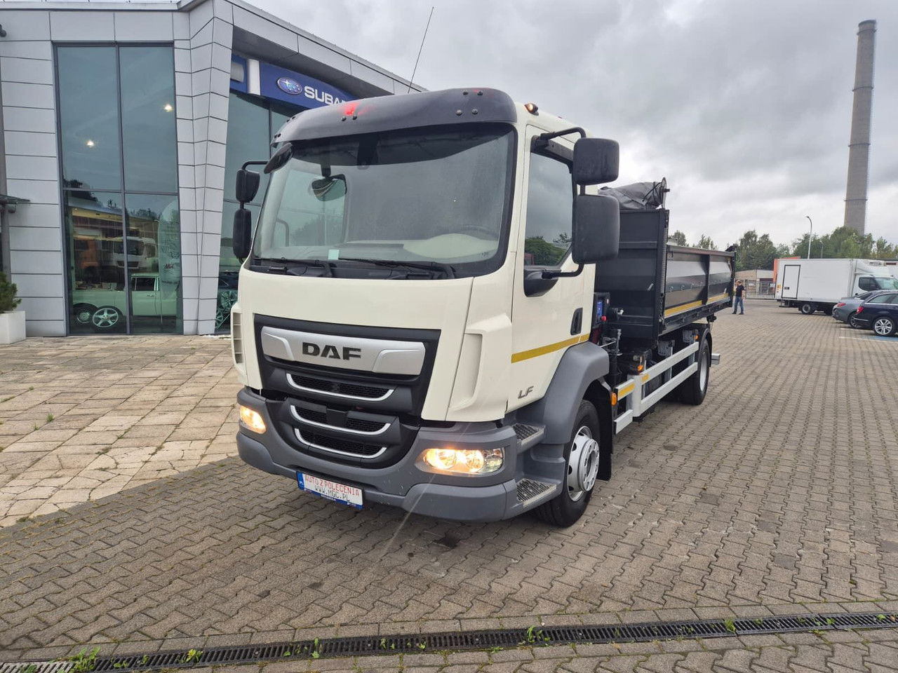 DAF LF 210 HDS HMF / Kipper / Like NEW - Tipper, Crane truck: picture 2 DAF LF 210 HDS HMF / Kipper / Like NEW - Tipper, Crane truck: picture 2